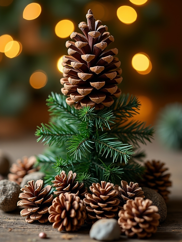 pine cone tree decoration ideas