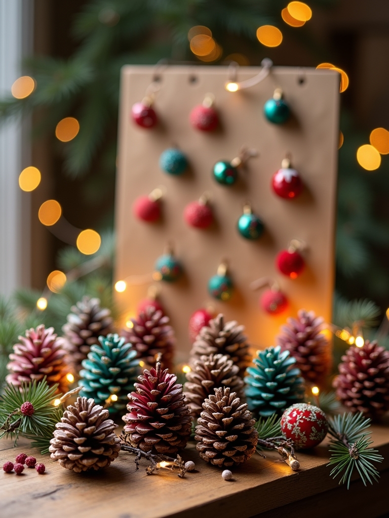 pinecone advent calendar activities