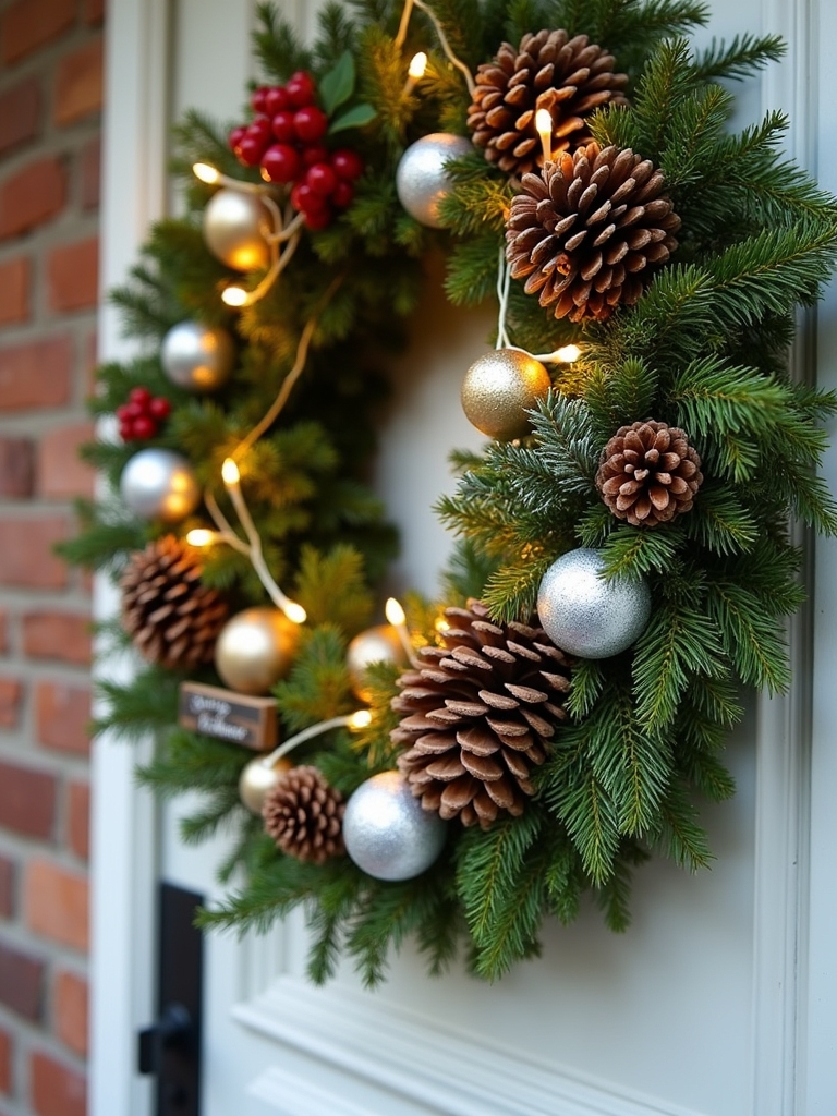 pinecone garlands for decoration