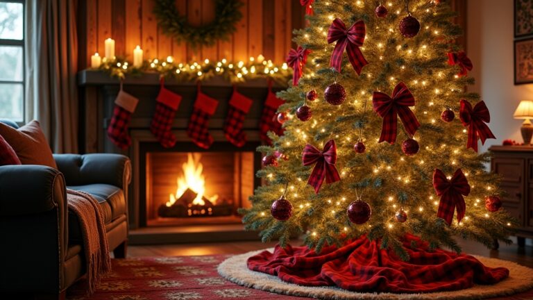 plaid christmas tree inspiration