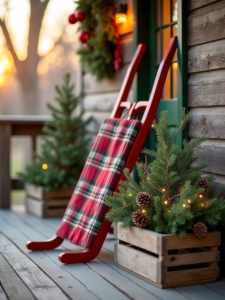 plaid decor for holidays