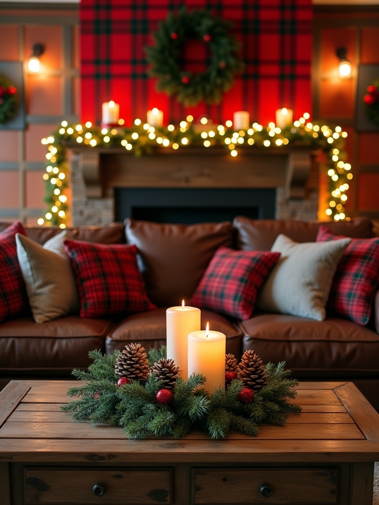 plaid wall design inspiration