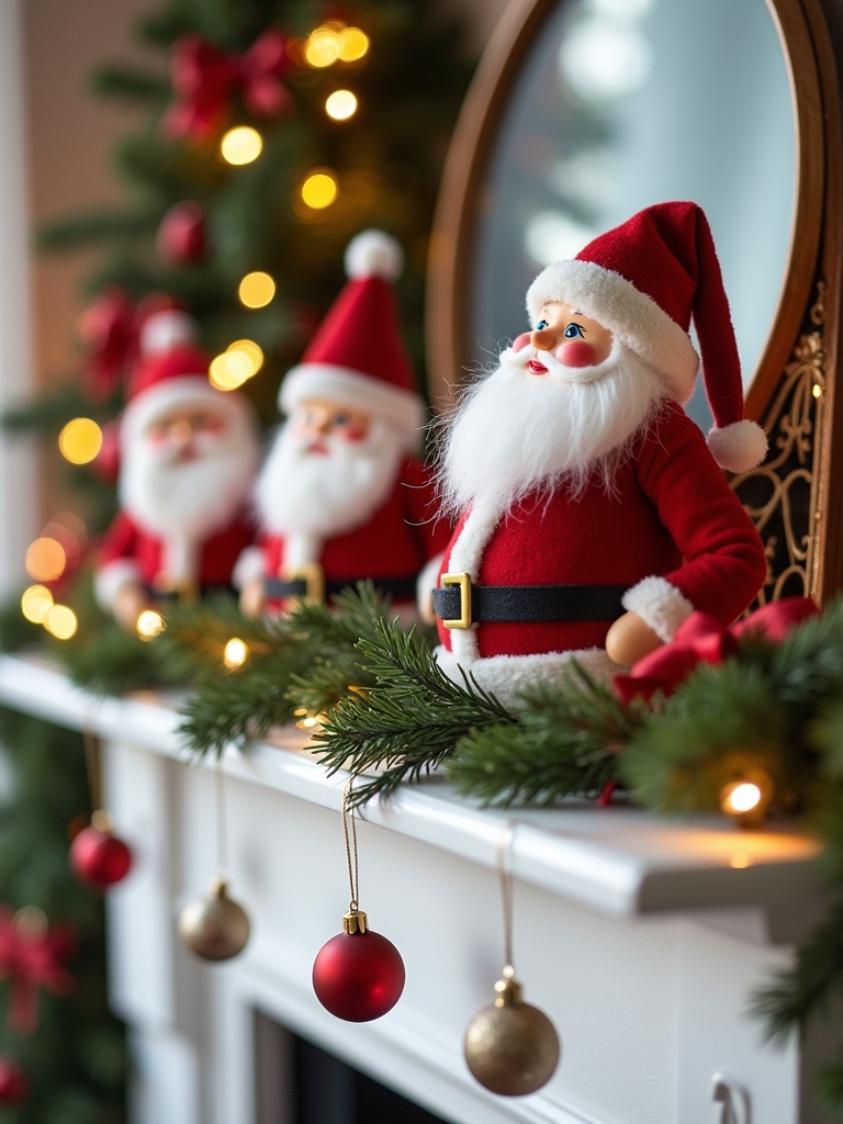 playful holiday santa decorations