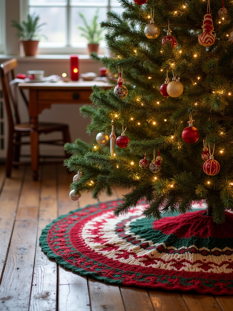 recycled sweater holiday skirts