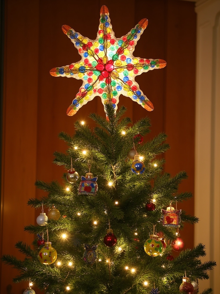 recycled tree topper ideas