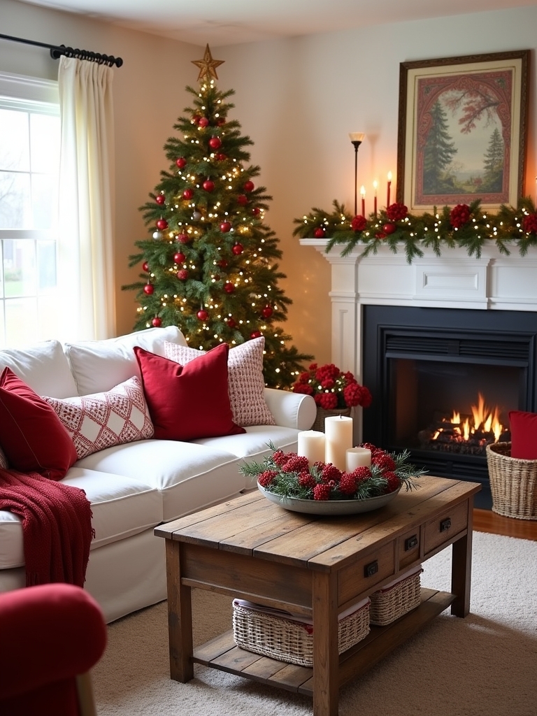 red and white decor ideas