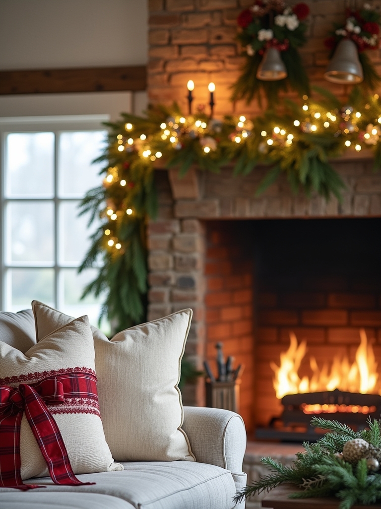 rustic bells and ribbons