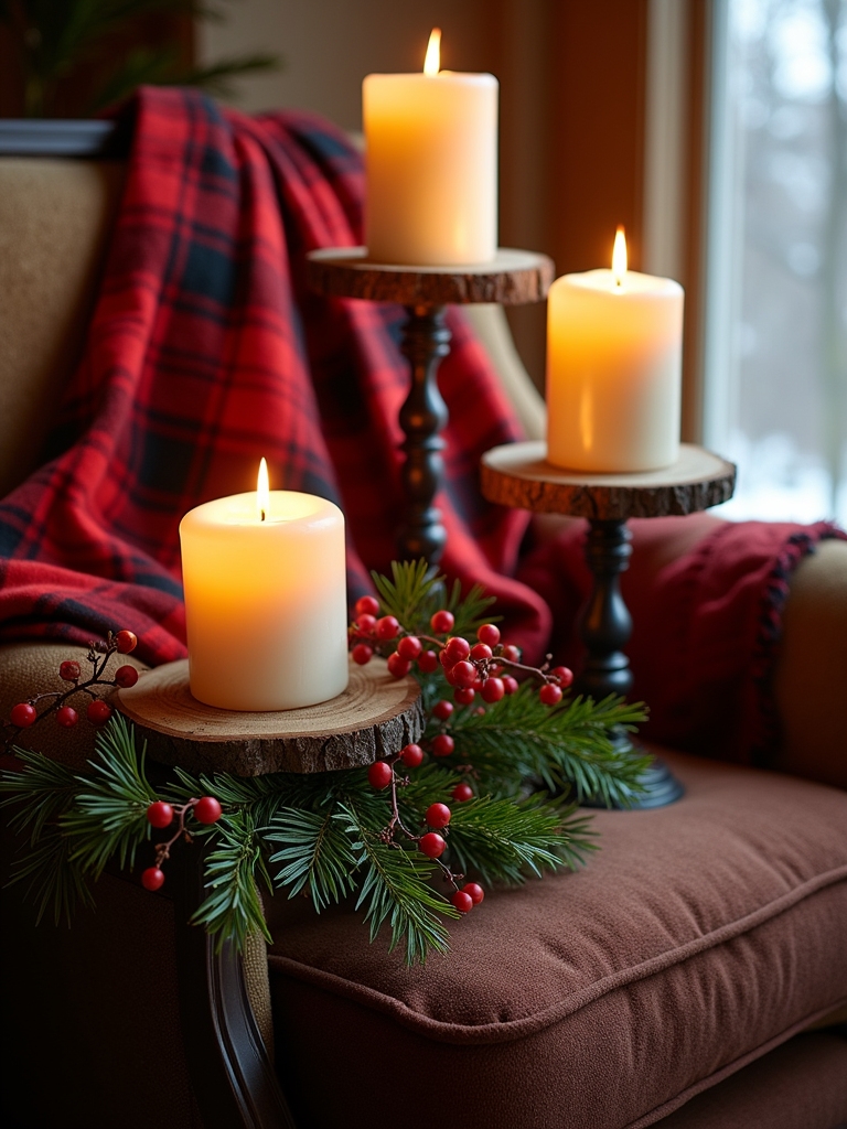 rustic candle holder ideas