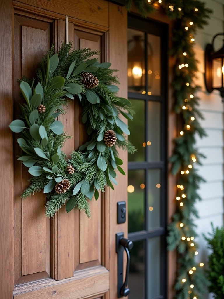 rustic cedar eucalyptus wreath