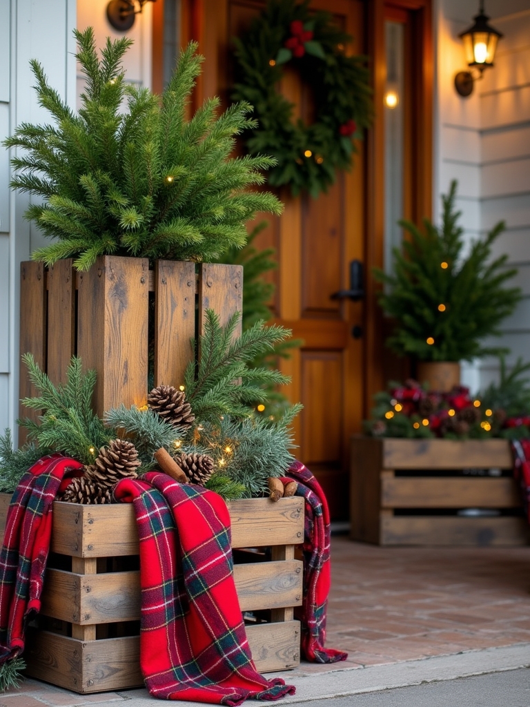 rustic crates for creative decor