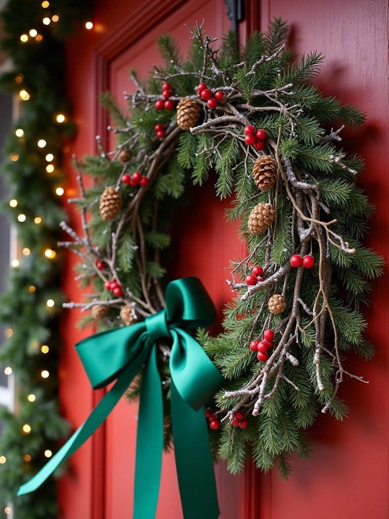 rustic grapevine wreath decor