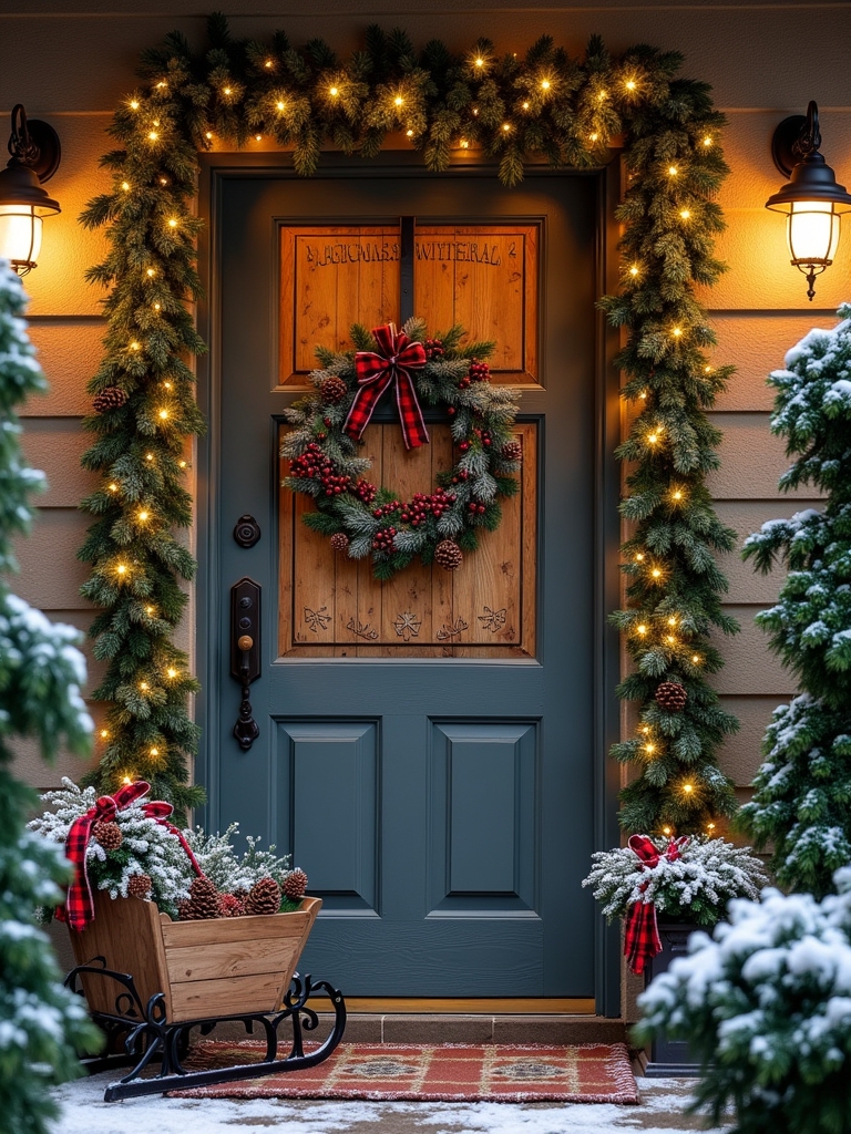 rustic holiday wood signs