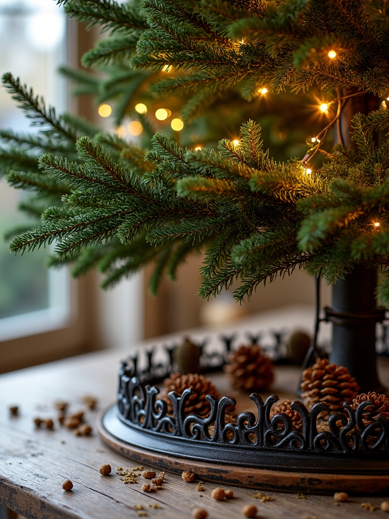 rustic iron holiday charm