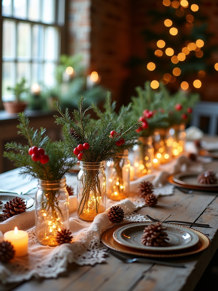 rustic mason jar decor