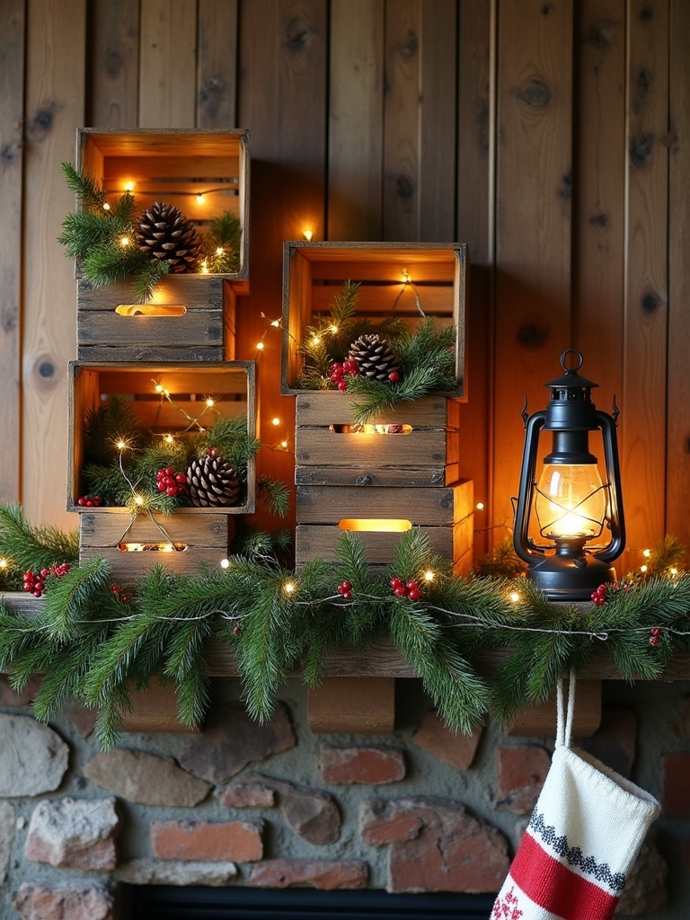 rustic seasonal decor arrangements