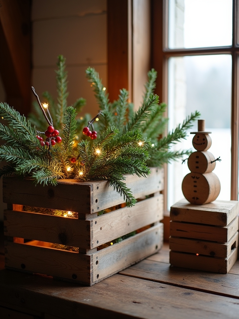 rustic upcycled wood decor