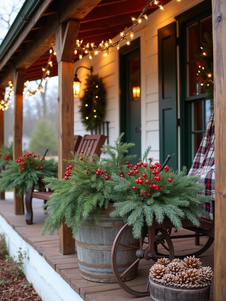 rustic vintage holiday decor