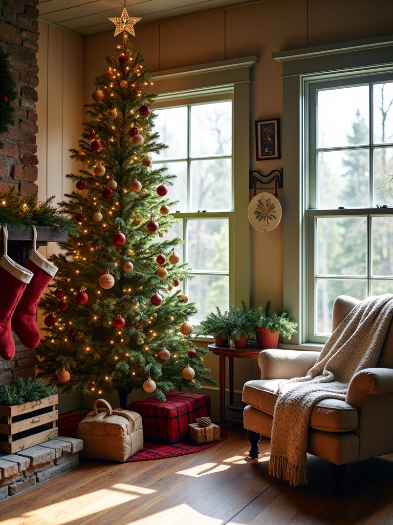 rustic warmth for christmas