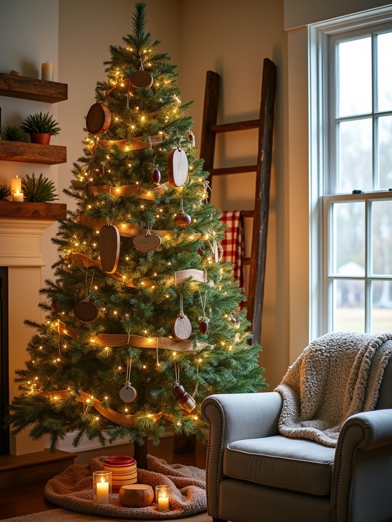 rustic wood christmas ornaments