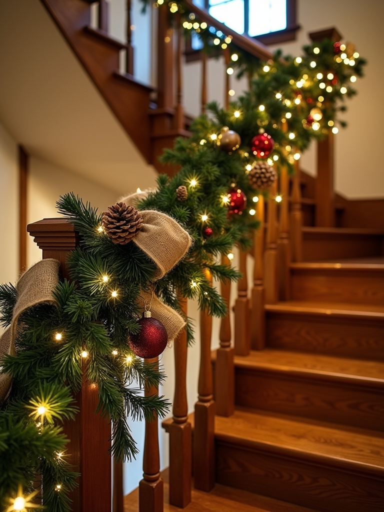 rustic wood holiday accents