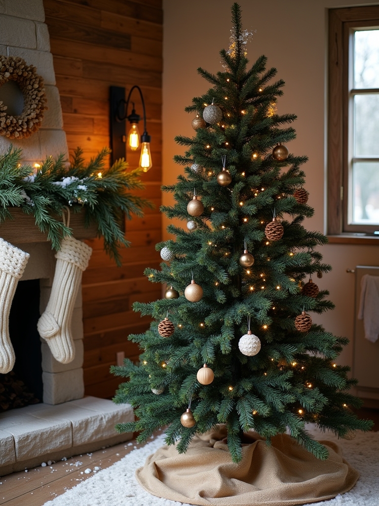 rustic woodland christmas decor