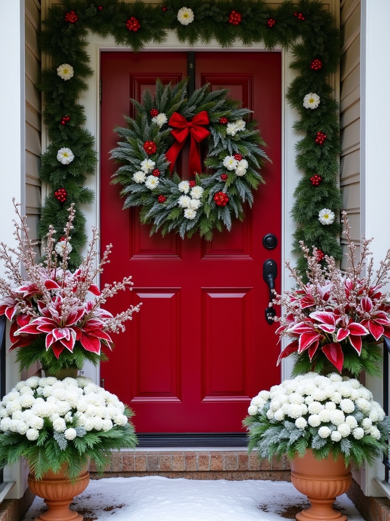 seasonal holiday floral arrangements