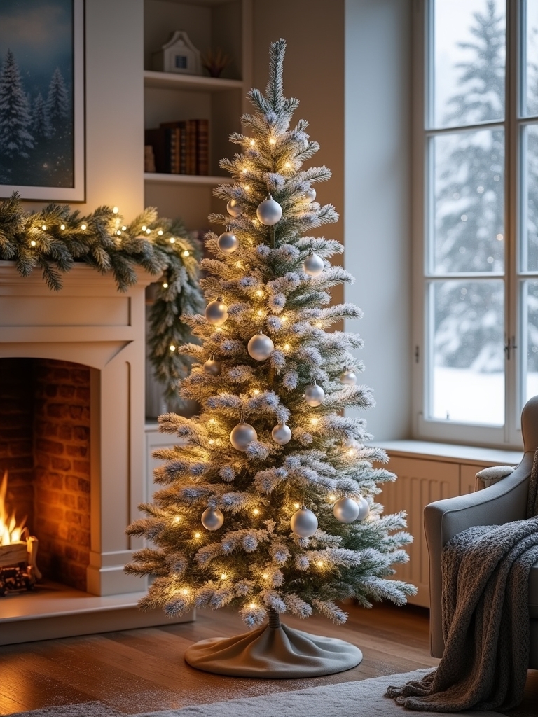 snowy pine festive charm