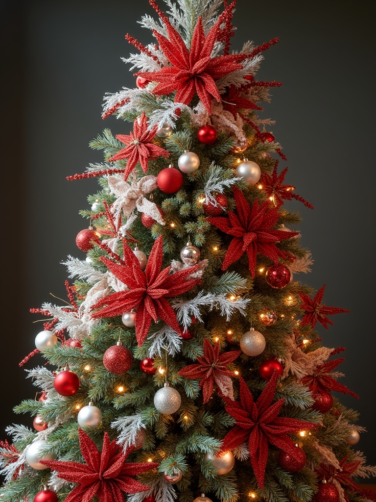 sparkling red and white