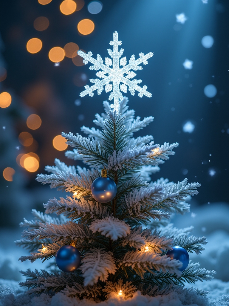 stunning snowflake tree toppers