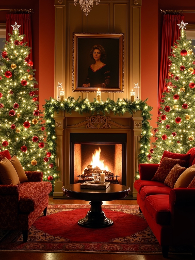 timeless festive elegance trees