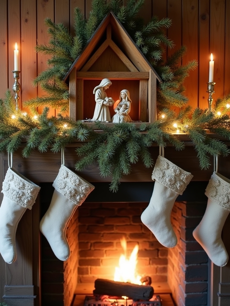 traditional nativity scene elements