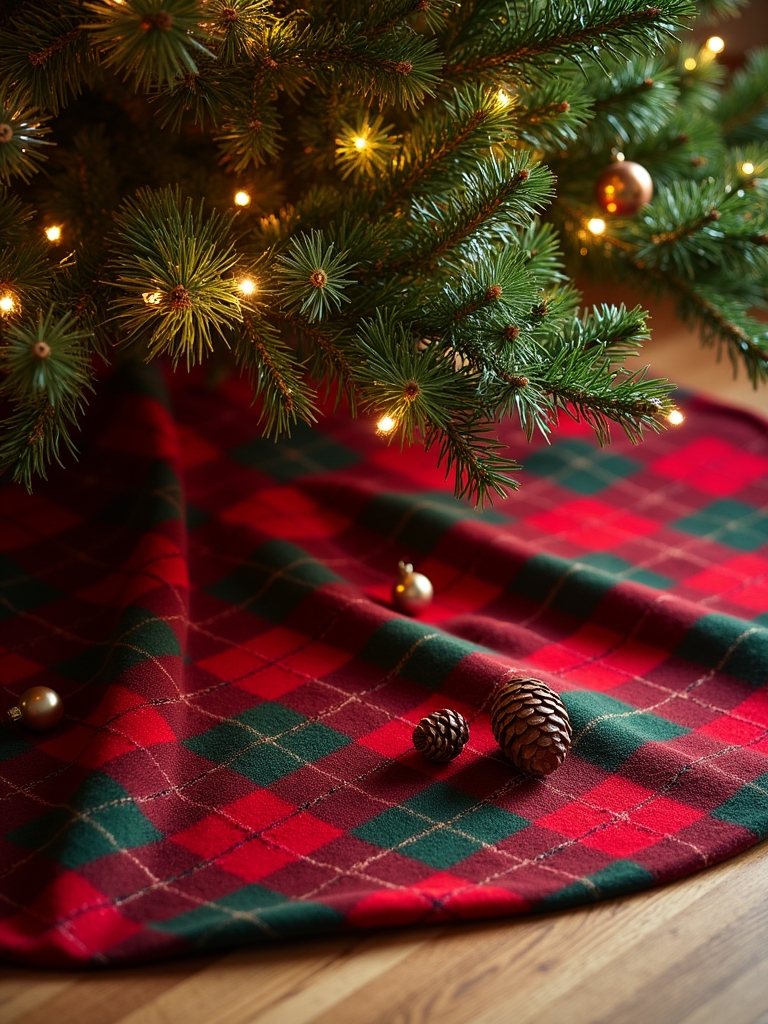 traditional tartan holiday decor