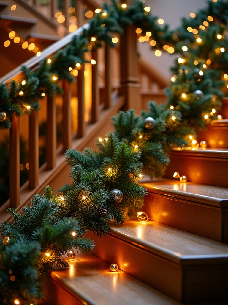 twinkling holiday light garland