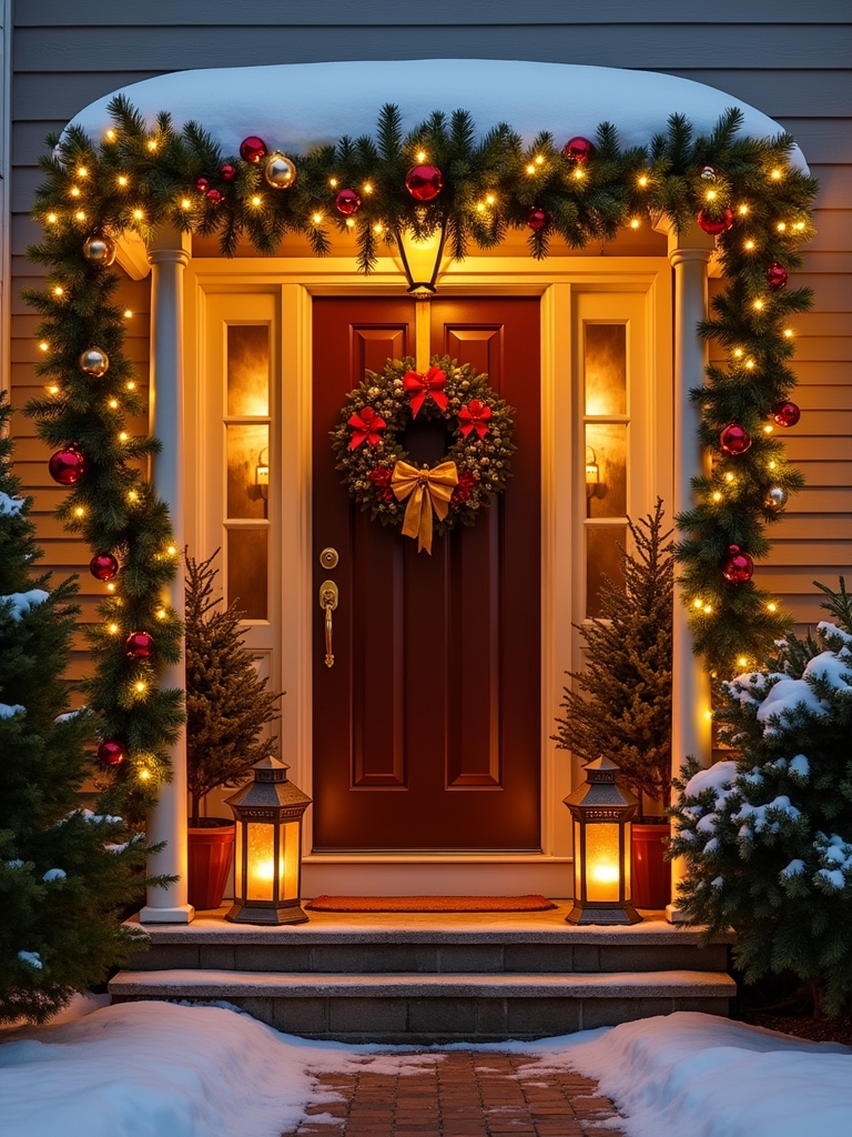 twinkling lights create ambiance