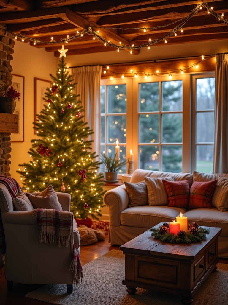 twinkling lights create warmth