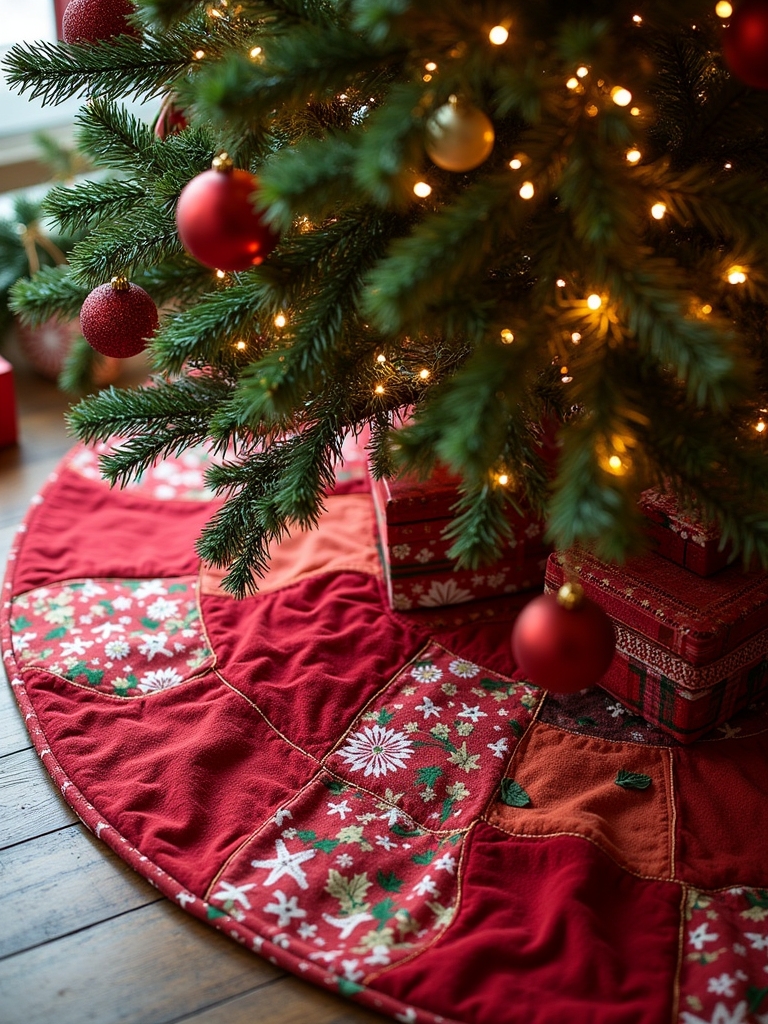 unique festive patchwork decor