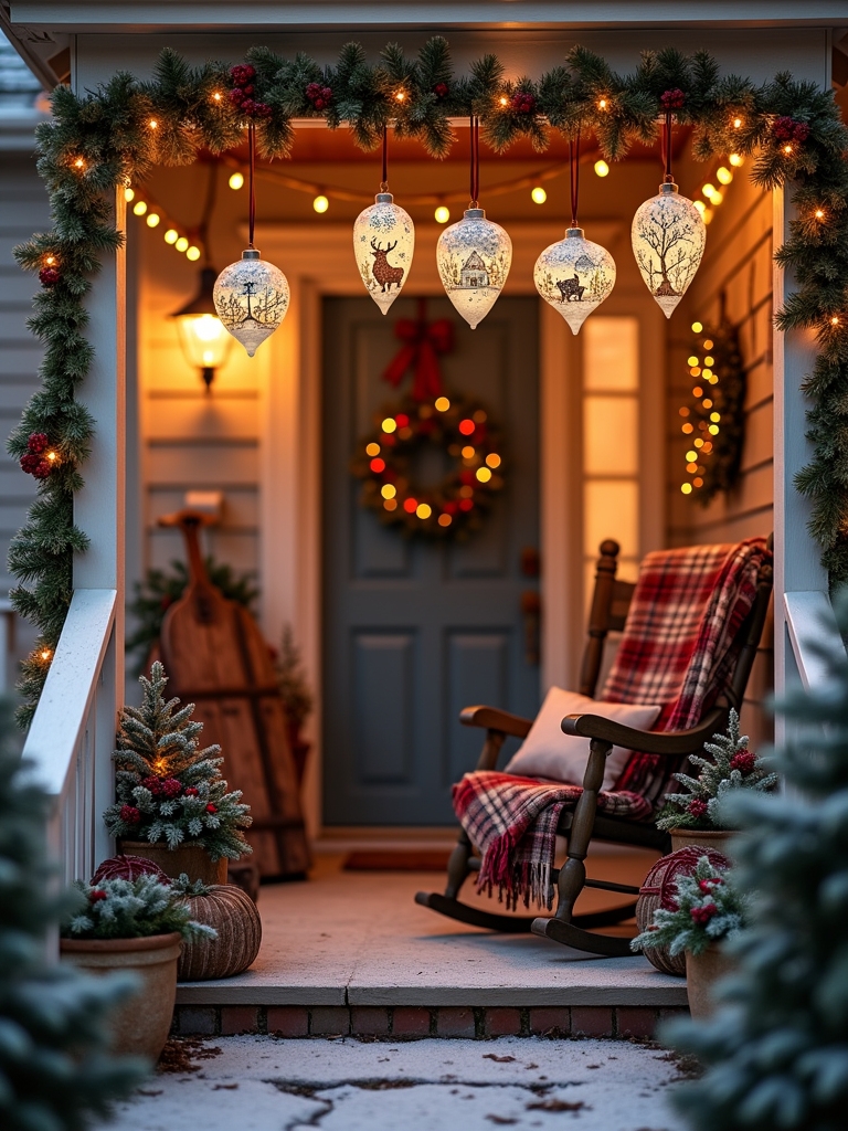 unique hand painted ornaments