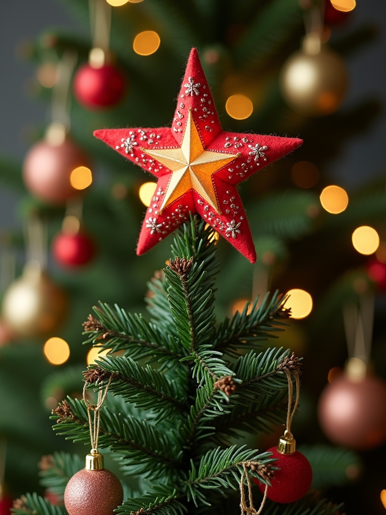 unique handmade felt topper