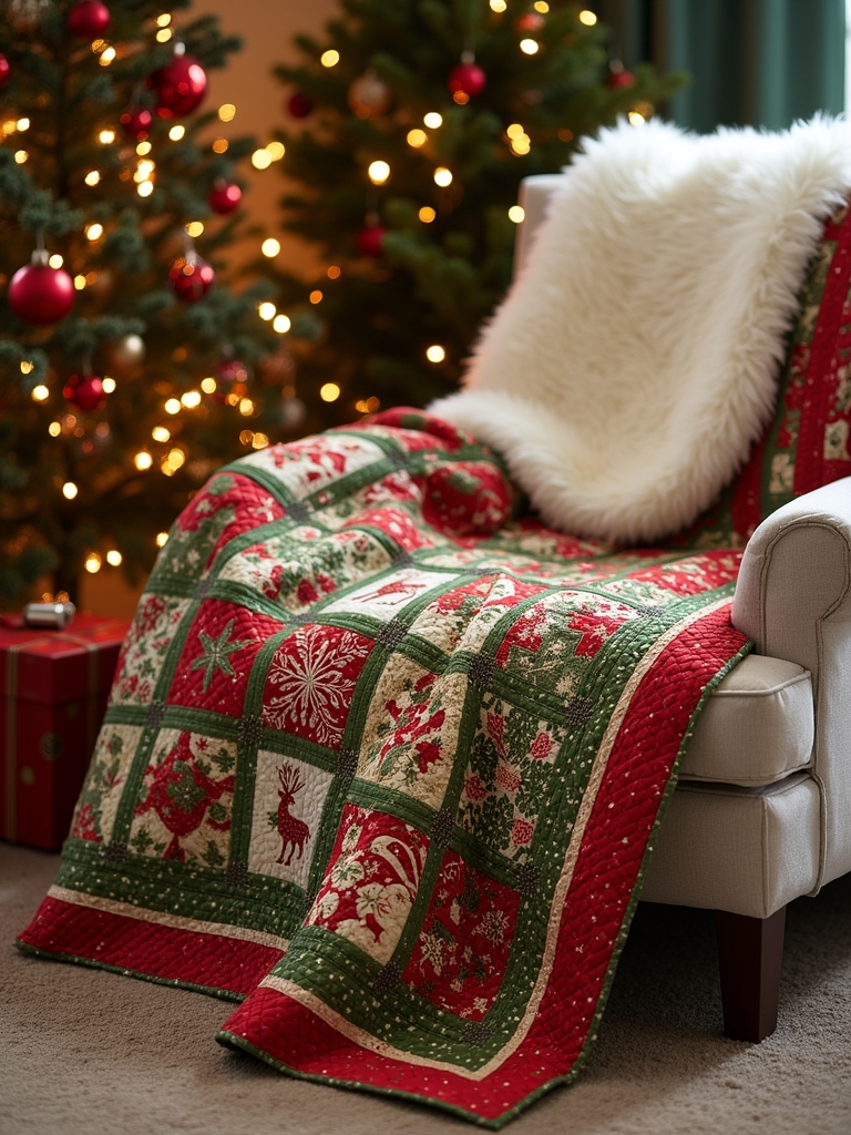 vibrant festive quilt inspiration