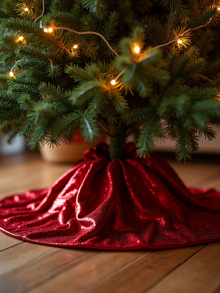 vibrant metallic red collar
