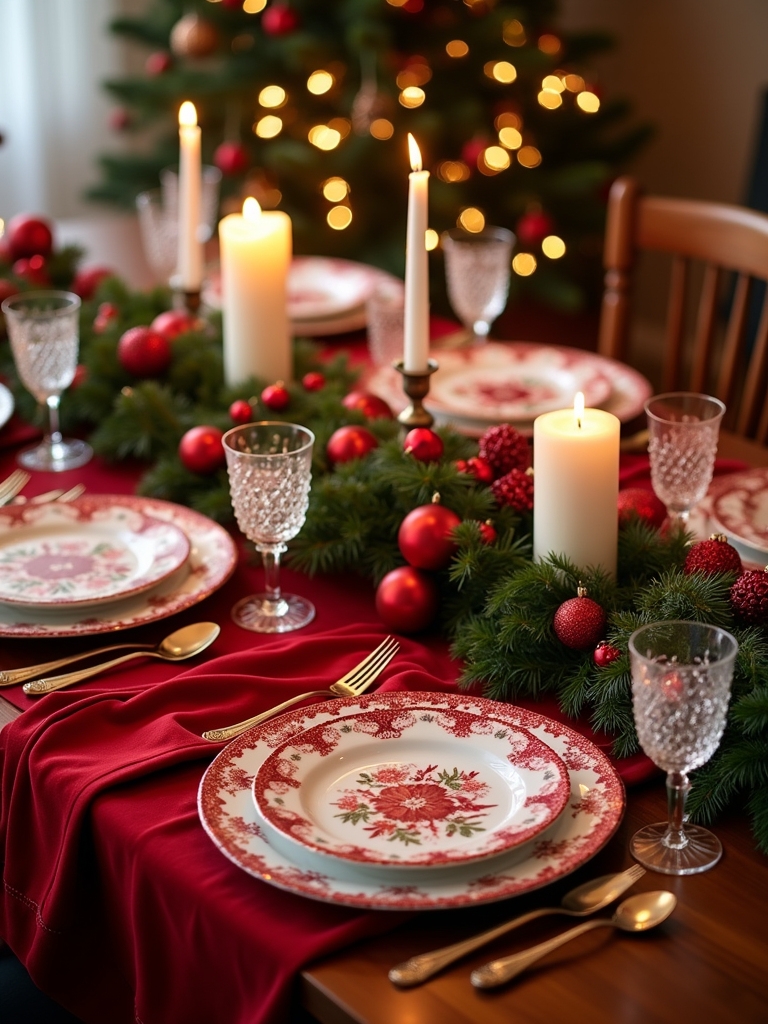 vibrant red and white