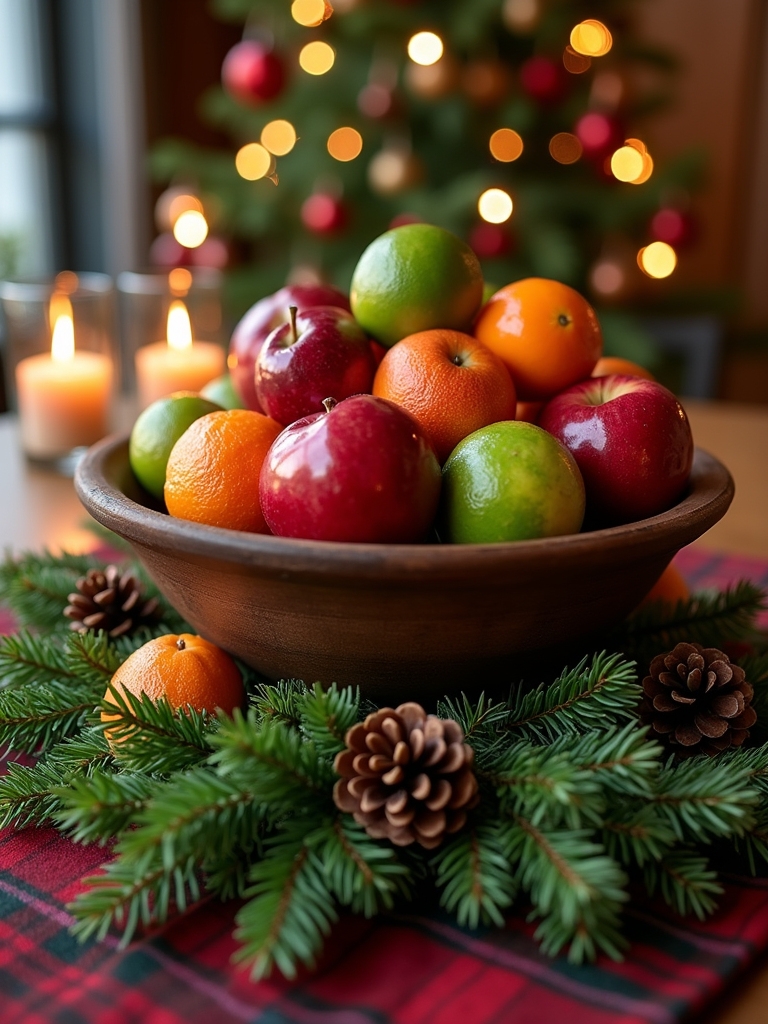 vibrant seasonal fruit arrangement