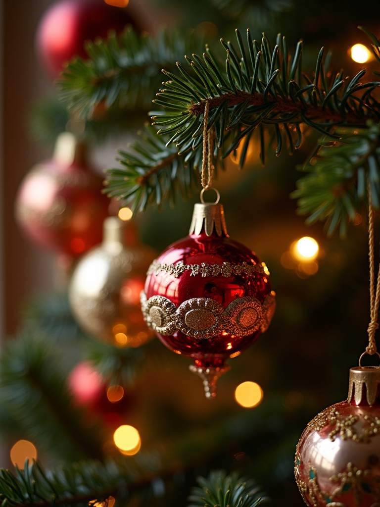 vintage ornaments and nostalgia