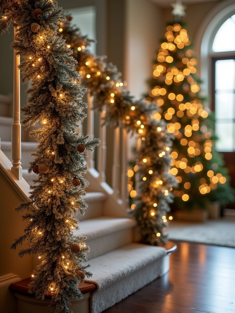 vintage tinsel garland charm