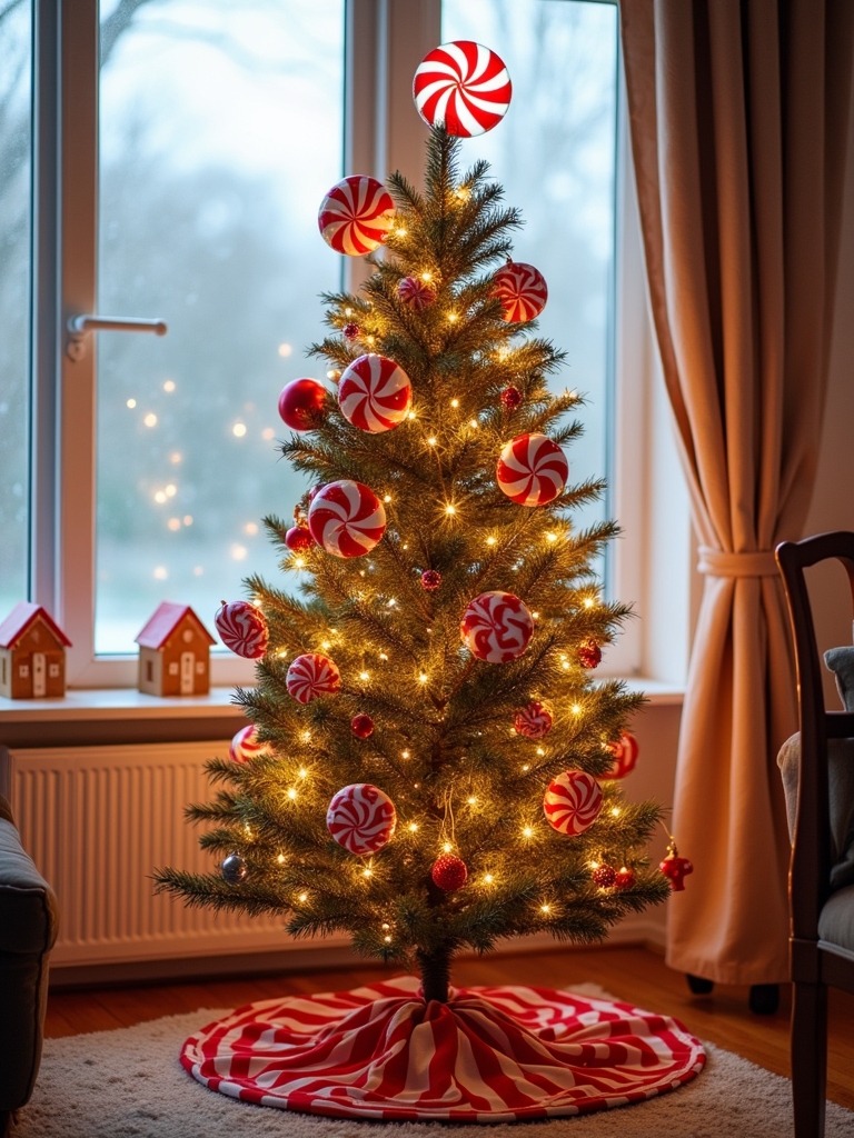 whimsical candy cane charm
