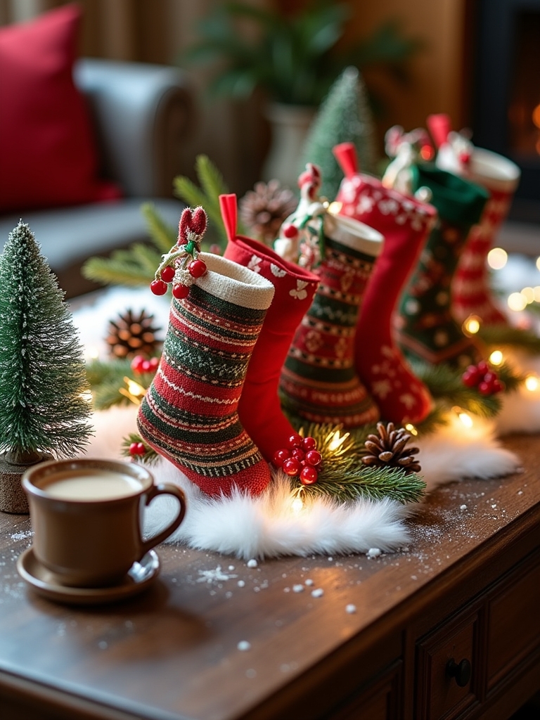whimsical christmas stocking decor