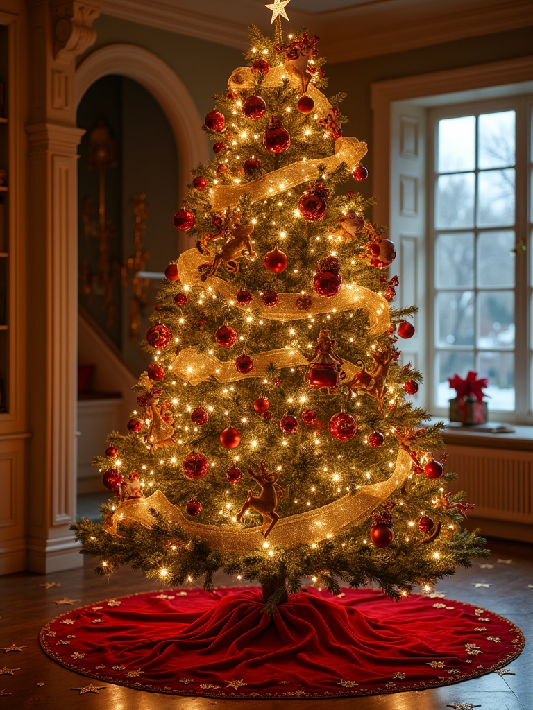 whimsical christmas tree figurines