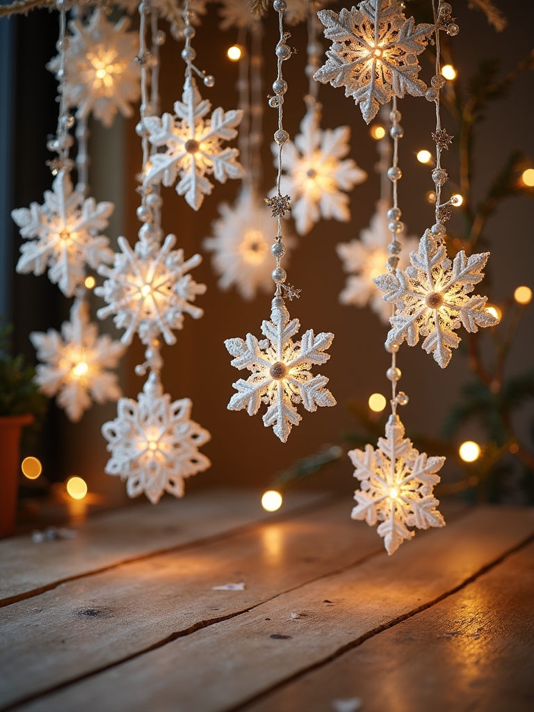 whimsical crochet snowflake projects