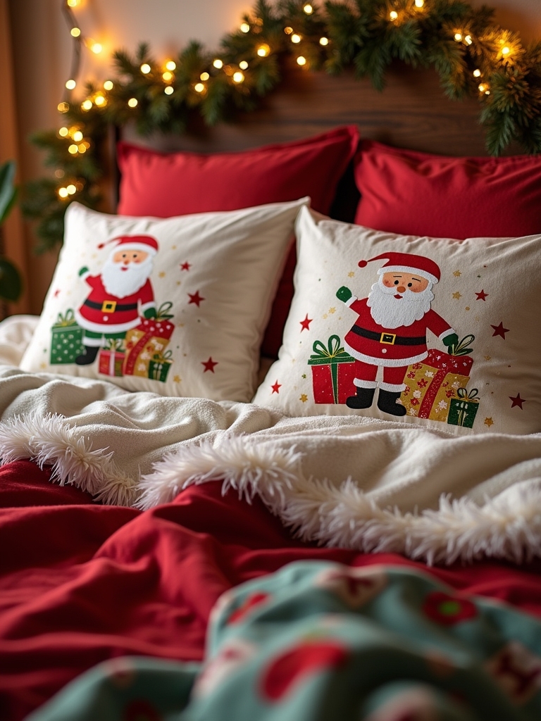 whimsical festive pillowcase designs