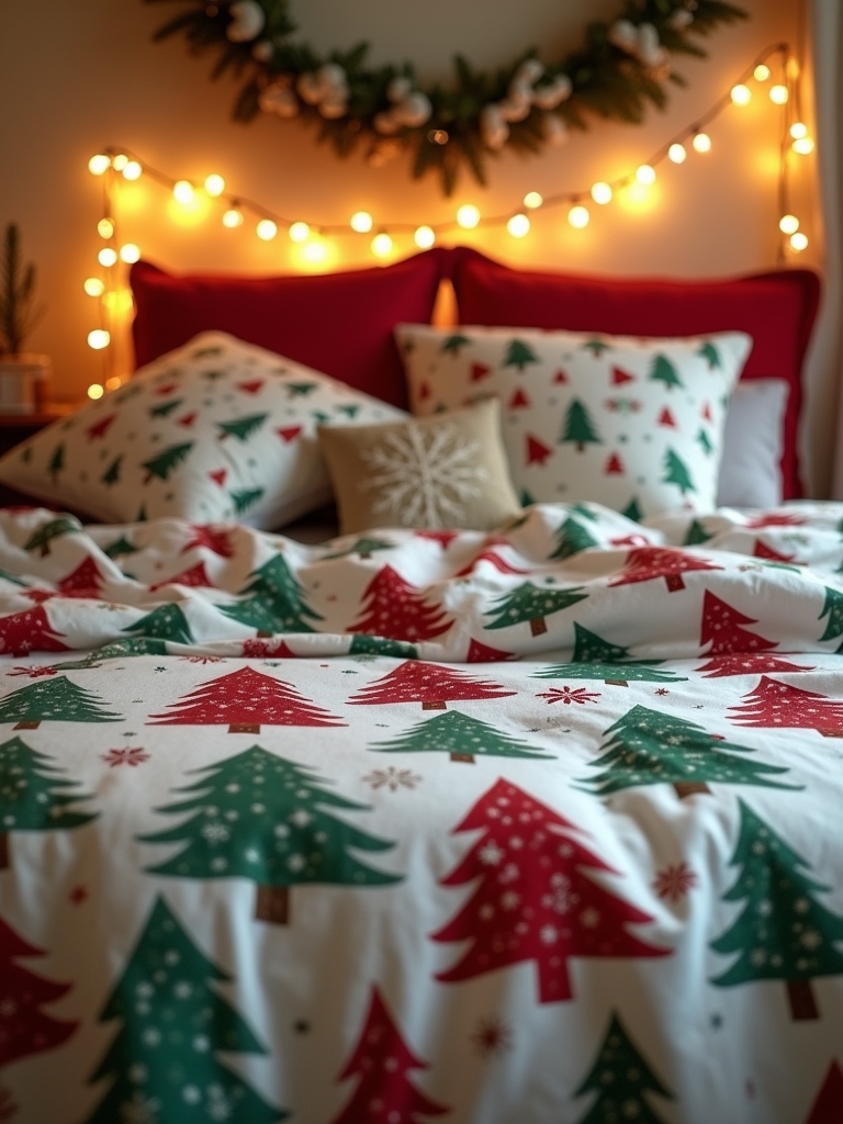 whimsical festive tree sheets